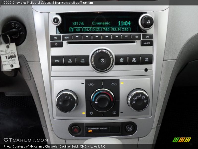 Silver Ice Metallic / Titanium 2010 Chevrolet Malibu LS Sedan