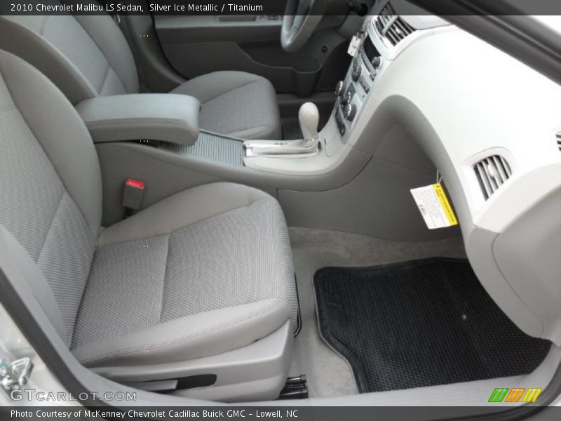 Silver Ice Metallic / Titanium 2010 Chevrolet Malibu LS Sedan