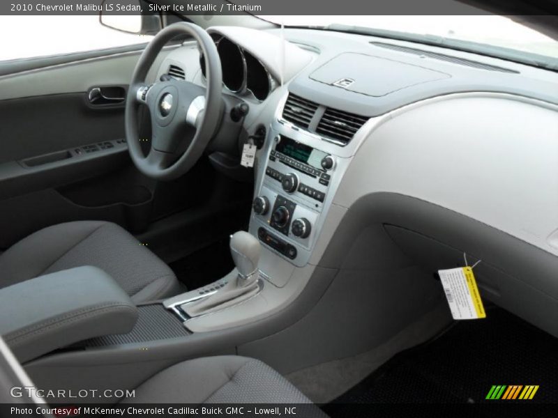 Silver Ice Metallic / Titanium 2010 Chevrolet Malibu LS Sedan