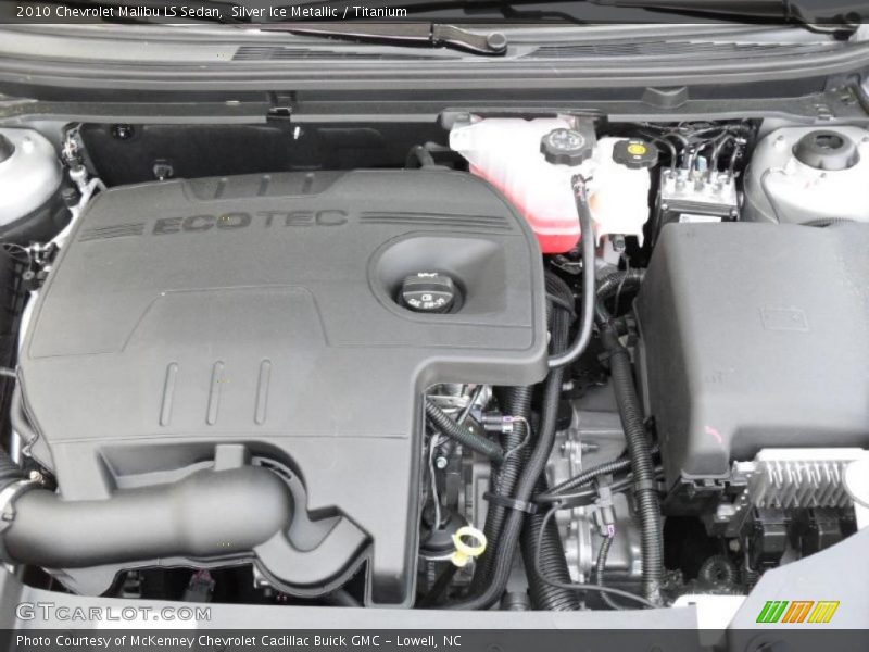 Silver Ice Metallic / Titanium 2010 Chevrolet Malibu LS Sedan
