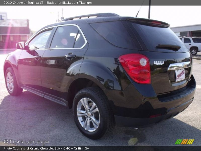 Black / Jet Black/Light Titanium 2010 Chevrolet Equinox LT