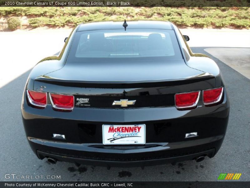 Black / Black 2010 Chevrolet Camaro LT Coupe 600 Limited Edition