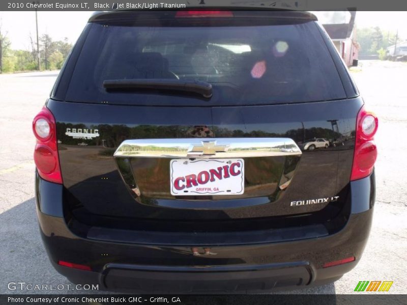 Black / Jet Black/Light Titanium 2010 Chevrolet Equinox LT