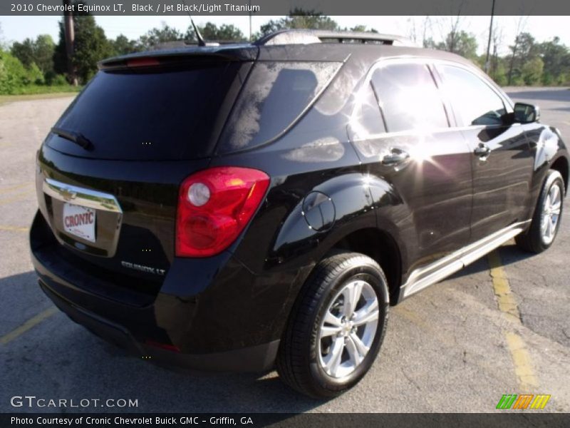 Black / Jet Black/Light Titanium 2010 Chevrolet Equinox LT