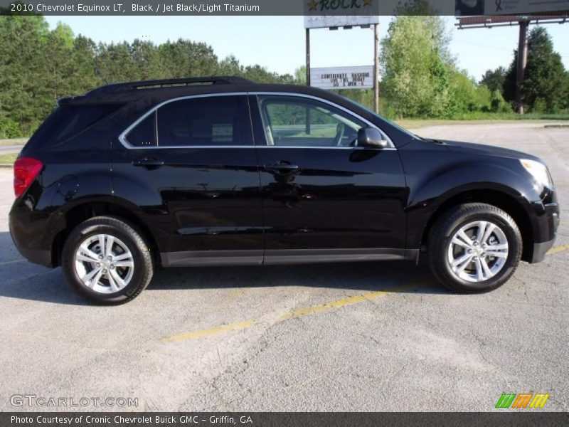 Black / Jet Black/Light Titanium 2010 Chevrolet Equinox LT