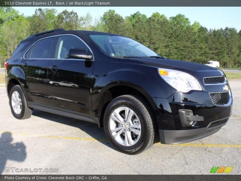 Black / Jet Black/Light Titanium 2010 Chevrolet Equinox LT