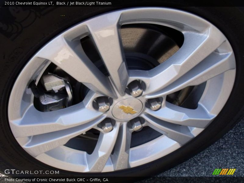 Black / Jet Black/Light Titanium 2010 Chevrolet Equinox LT