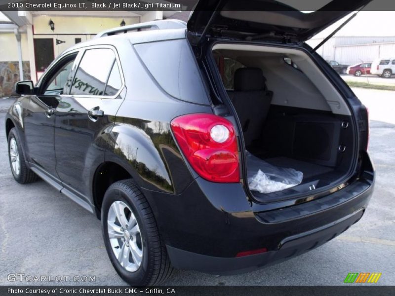 Black / Jet Black/Light Titanium 2010 Chevrolet Equinox LT