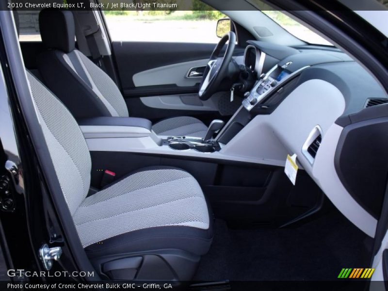 Black / Jet Black/Light Titanium 2010 Chevrolet Equinox LT