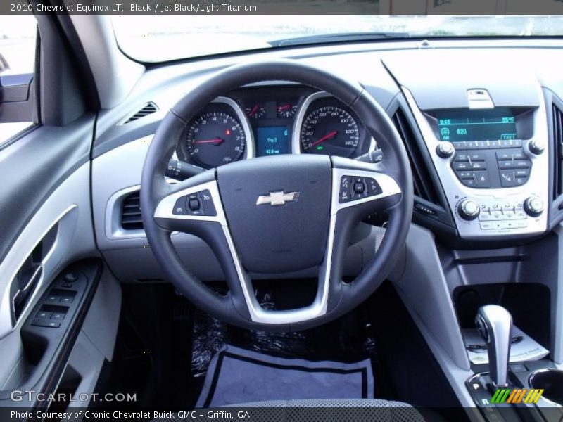 Black / Jet Black/Light Titanium 2010 Chevrolet Equinox LT