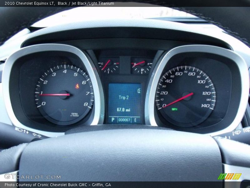 Black / Jet Black/Light Titanium 2010 Chevrolet Equinox LT
