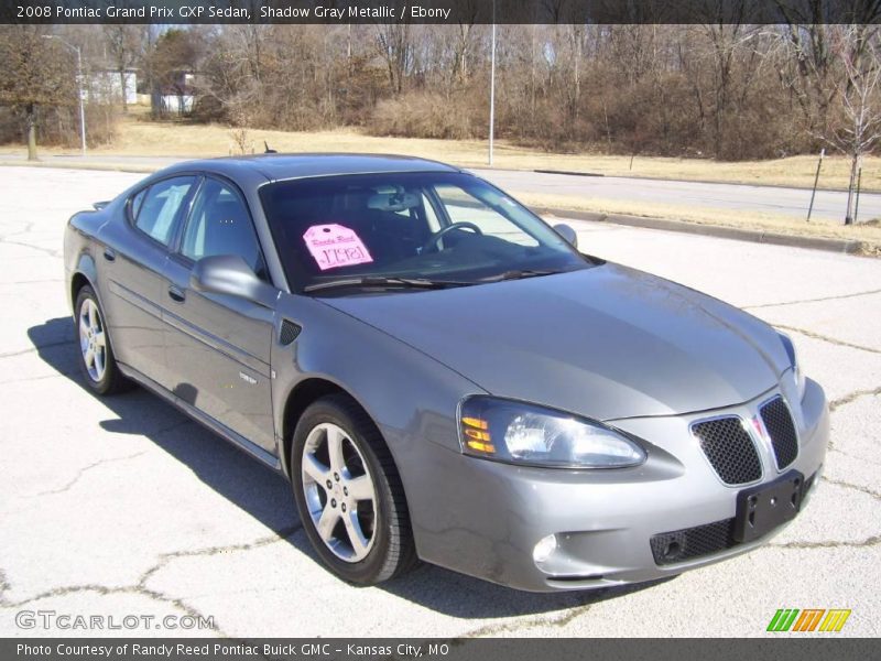 Shadow Gray Metallic / Ebony 2008 Pontiac Grand Prix GXP Sedan