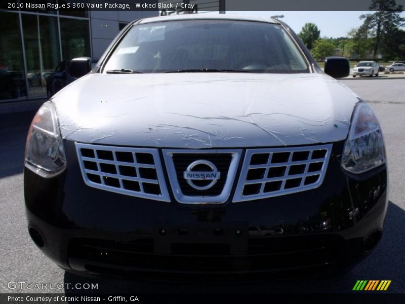 Wicked Black / Gray 2010 Nissan Rogue S 360 Value Package
