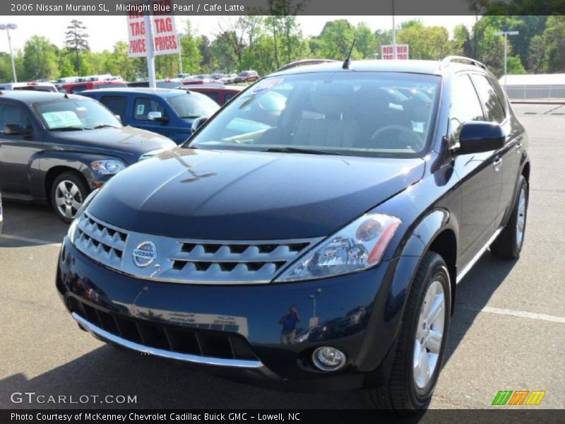 Midnight Blue Pearl / Cafe Latte 2006 Nissan Murano SL