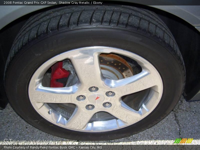 Shadow Gray Metallic / Ebony 2008 Pontiac Grand Prix GXP Sedan