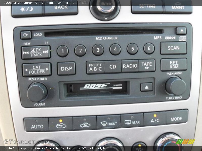 Midnight Blue Pearl / Cafe Latte 2006 Nissan Murano SL