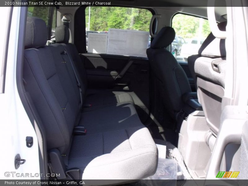Blizzard White / Charcoal 2010 Nissan Titan SE Crew Cab
