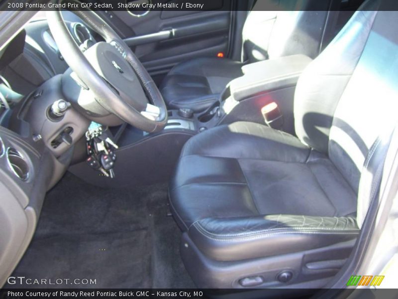 Shadow Gray Metallic / Ebony 2008 Pontiac Grand Prix GXP Sedan
