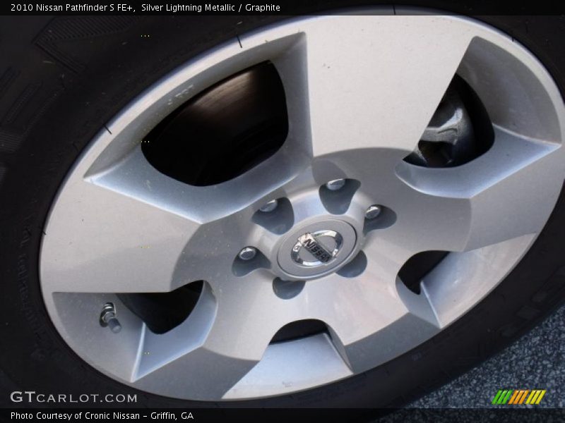 Silver Lightning Metallic / Graphite 2010 Nissan Pathfinder S FE+