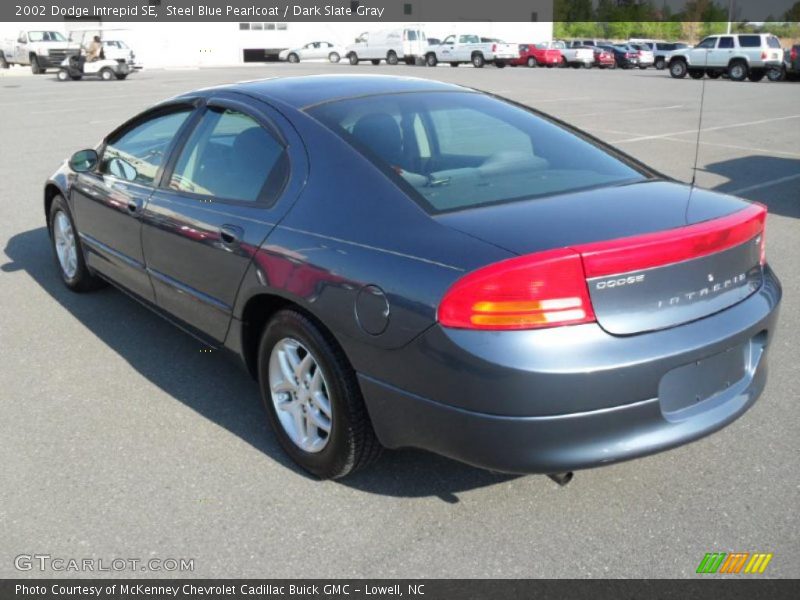 Steel Blue Pearlcoat / Dark Slate Gray 2002 Dodge Intrepid SE