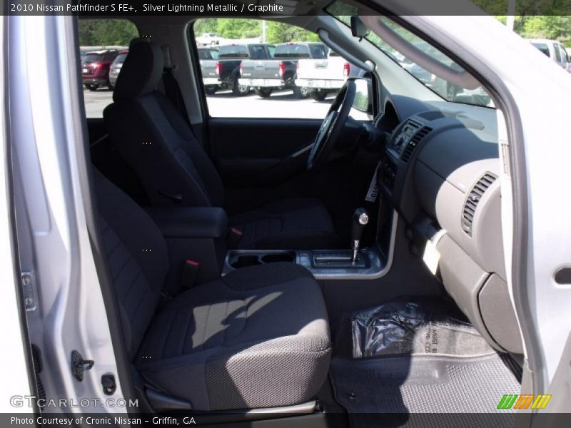 Silver Lightning Metallic / Graphite 2010 Nissan Pathfinder S FE+