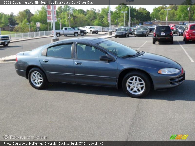 Steel Blue Pearlcoat / Dark Slate Gray 2002 Dodge Intrepid SE