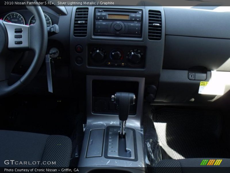 Silver Lightning Metallic / Graphite 2010 Nissan Pathfinder S FE+