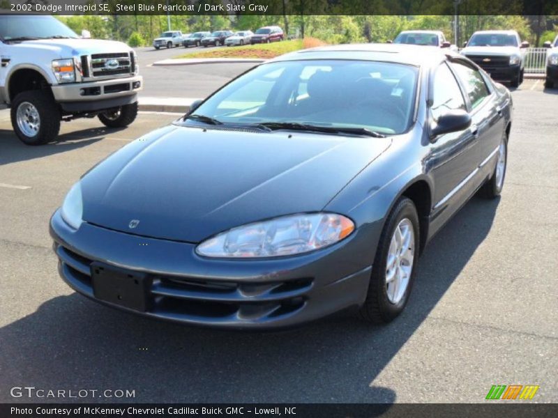 Steel Blue Pearlcoat / Dark Slate Gray 2002 Dodge Intrepid SE