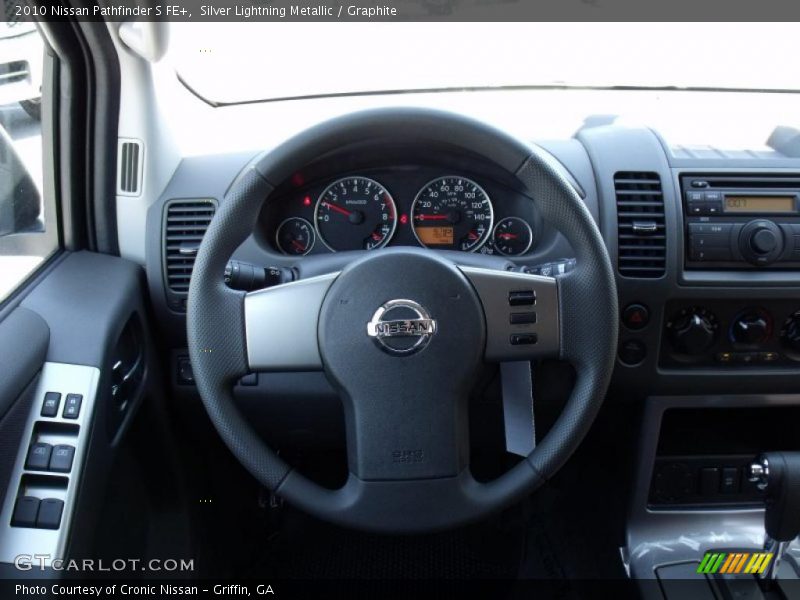 Silver Lightning Metallic / Graphite 2010 Nissan Pathfinder S FE+