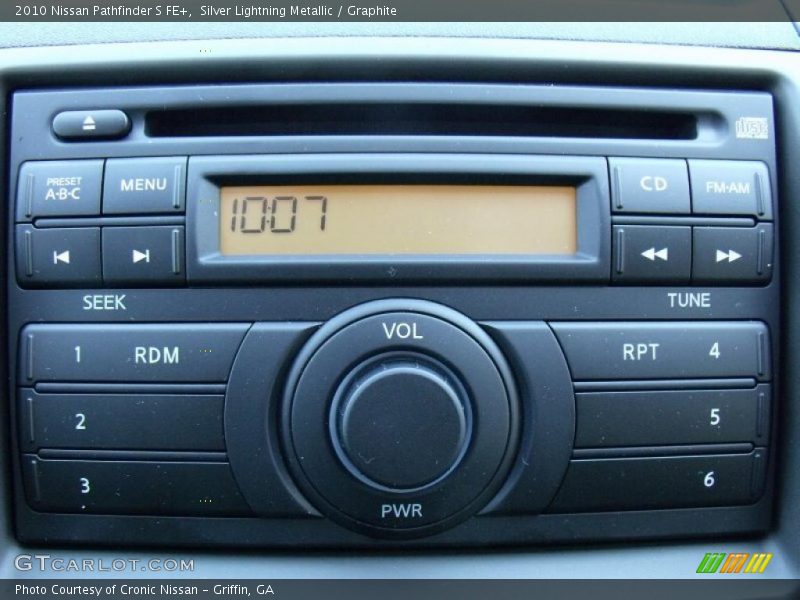 Silver Lightning Metallic / Graphite 2010 Nissan Pathfinder S FE+