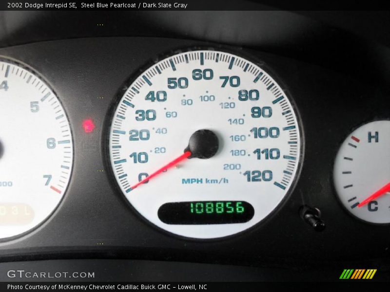 Steel Blue Pearlcoat / Dark Slate Gray 2002 Dodge Intrepid SE