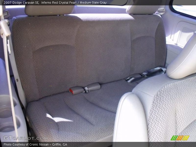 Inferno Red Crystal Pearl / Medium Slate Gray 2007 Dodge Caravan SE