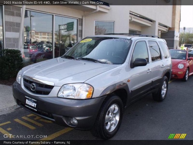Satin Silver Metallic / Dark Flint Gray 2003 Mazda Tribute ES-V6 4WD