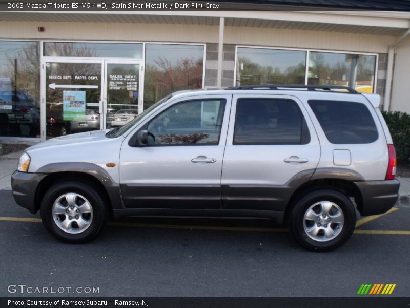 Satin Silver Metallic / Dark Flint Gray 2003 Mazda Tribute ES-V6 4WD