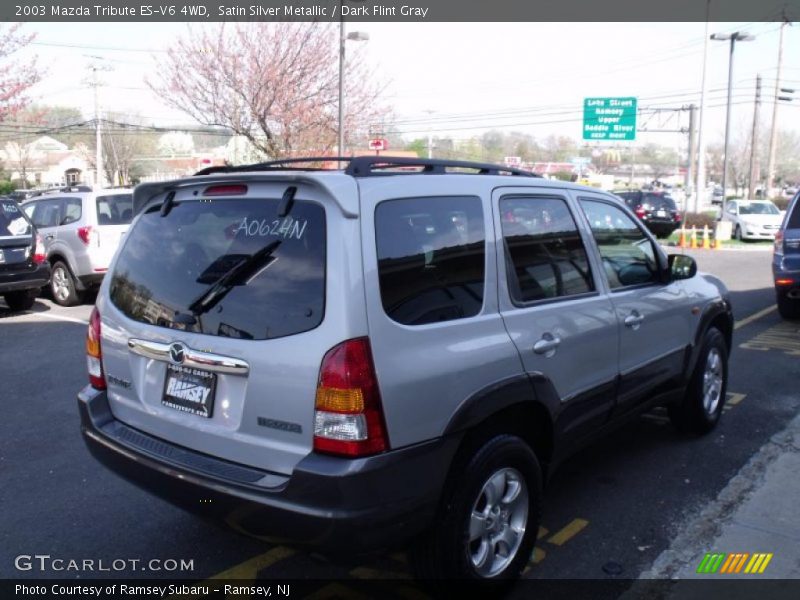 Satin Silver Metallic / Dark Flint Gray 2003 Mazda Tribute ES-V6 4WD