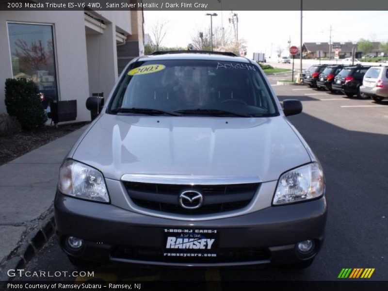 Satin Silver Metallic / Dark Flint Gray 2003 Mazda Tribute ES-V6 4WD