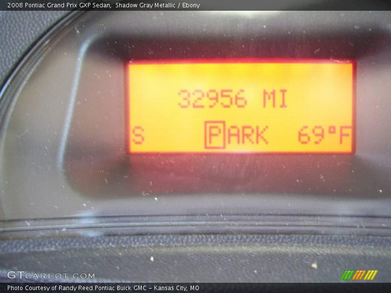 Shadow Gray Metallic / Ebony 2008 Pontiac Grand Prix GXP Sedan