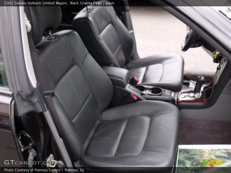Black Granite Pearl / Black 2002 Subaru Outback Limited Wagon