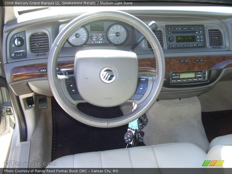 Smokestone Metallic / Medium Light Stone 2008 Mercury Grand Marquis LS