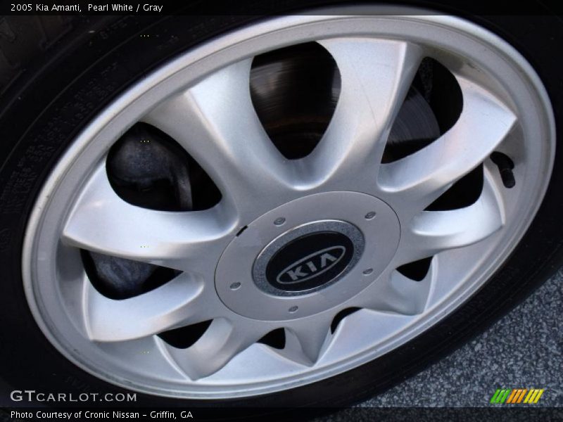Pearl White / Gray 2005 Kia Amanti