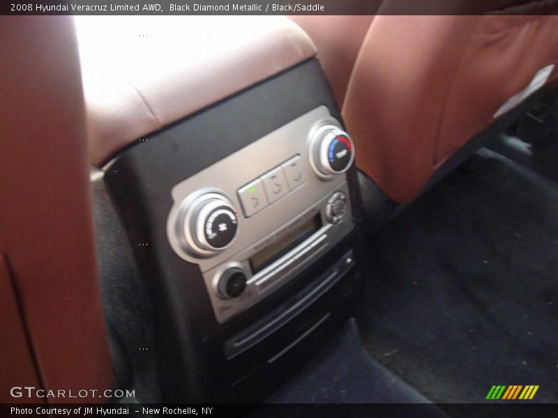 Black Diamond Metallic / Black/Saddle 2008 Hyundai Veracruz Limited AWD