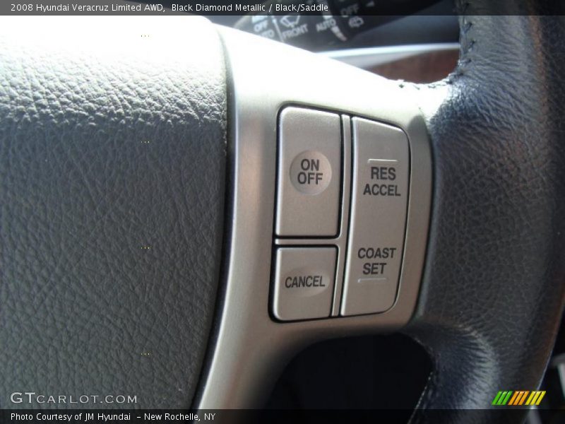 Black Diamond Metallic / Black/Saddle 2008 Hyundai Veracruz Limited AWD