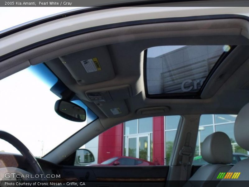 Pearl White / Gray 2005 Kia Amanti