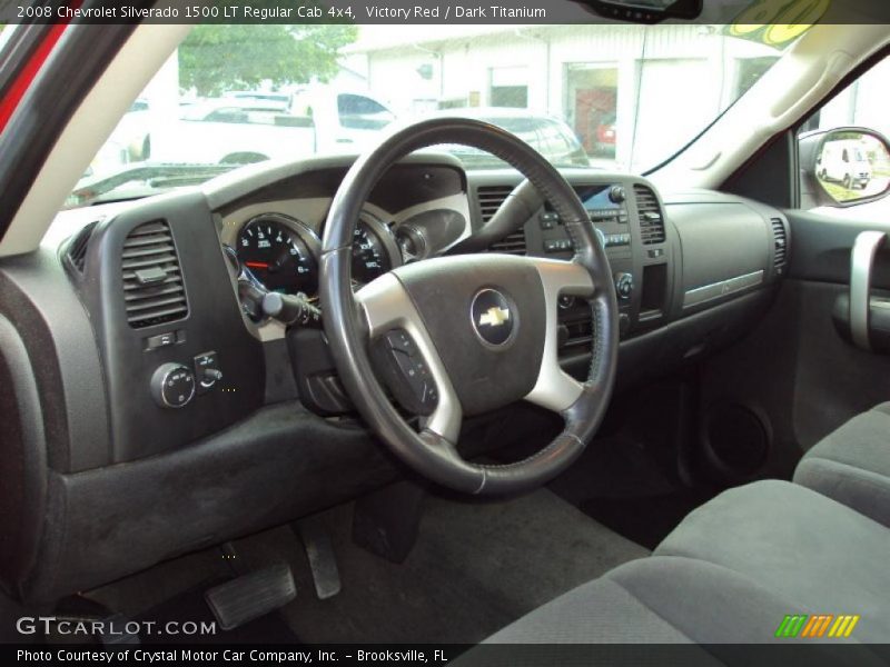 Victory Red / Dark Titanium 2008 Chevrolet Silverado 1500 LT Regular Cab 4x4