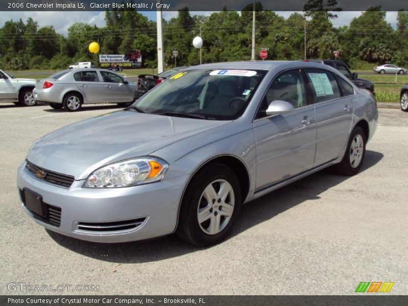 Glacier Blue Metallic / Gray 2006 Chevrolet Impala LS