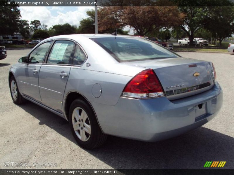 Glacier Blue Metallic / Gray 2006 Chevrolet Impala LS