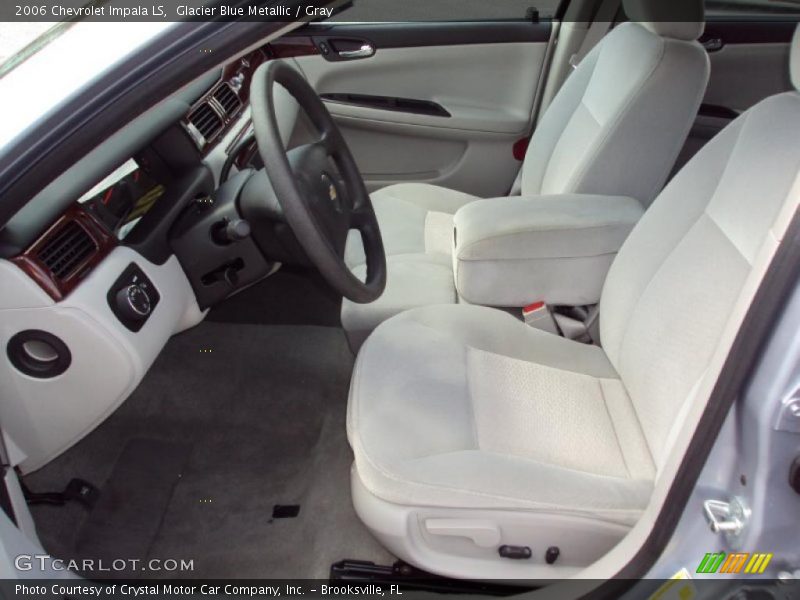 Glacier Blue Metallic / Gray 2006 Chevrolet Impala LS