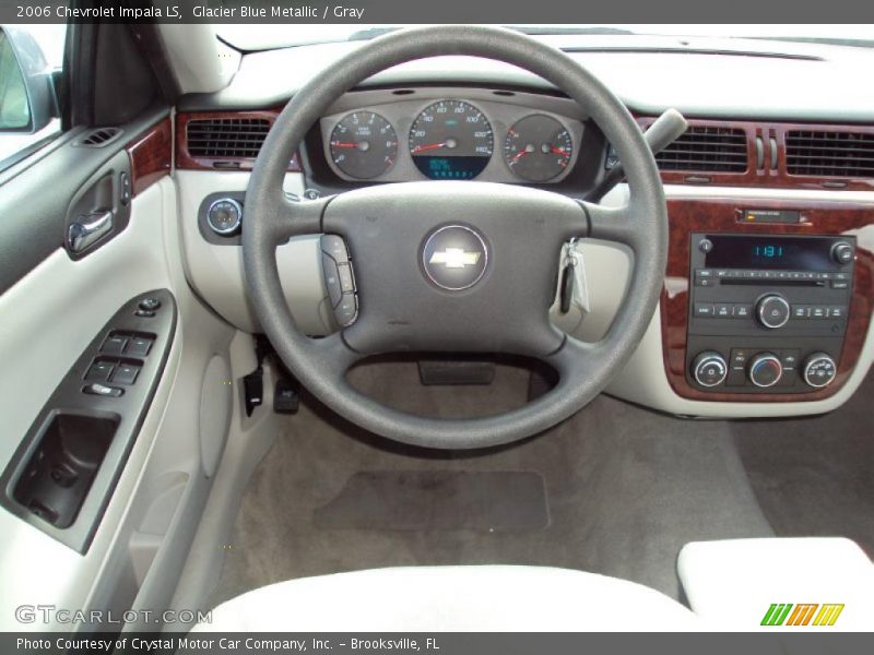 Glacier Blue Metallic / Gray 2006 Chevrolet Impala LS