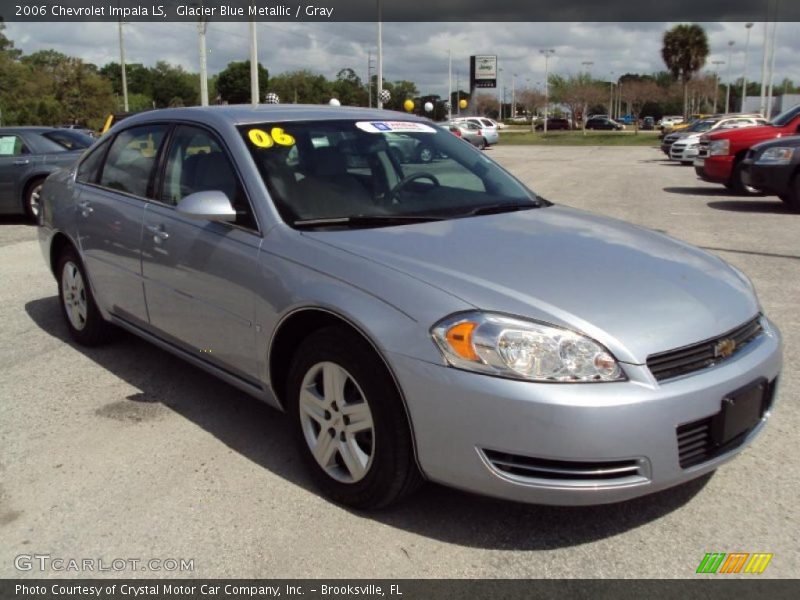 Glacier Blue Metallic / Gray 2006 Chevrolet Impala LS