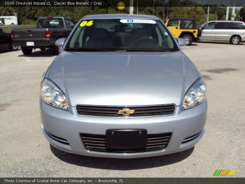 Glacier Blue Metallic / Gray 2006 Chevrolet Impala LS